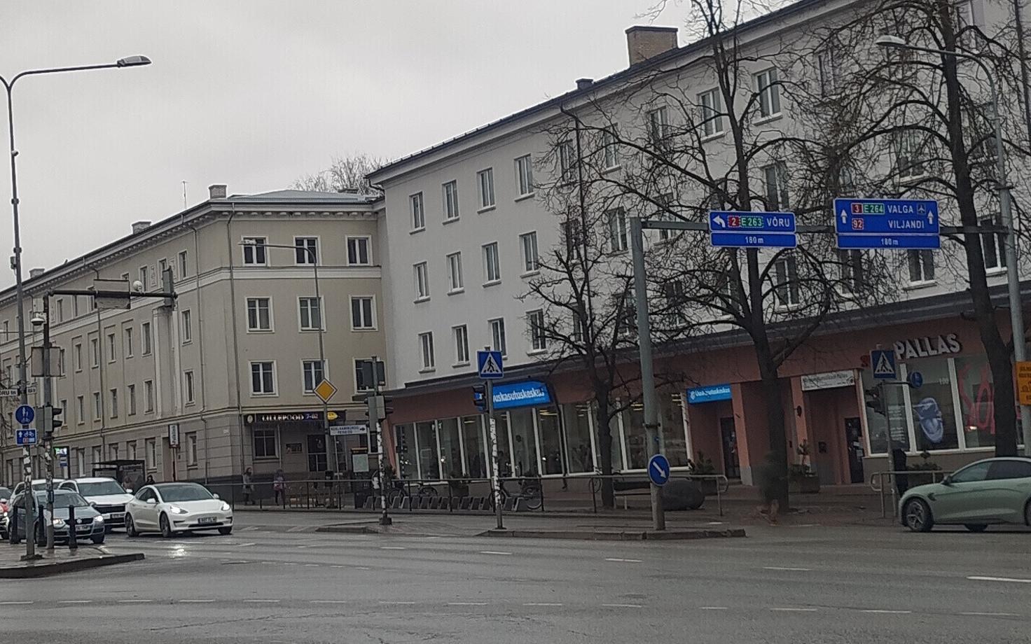 Улица Рийа в Тарту.