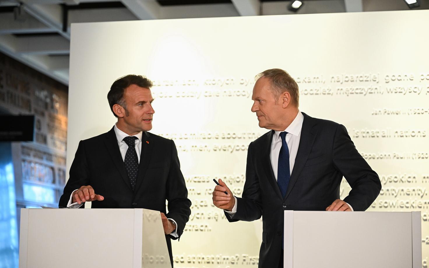 Emmanuel Macron ja Donald Tusk