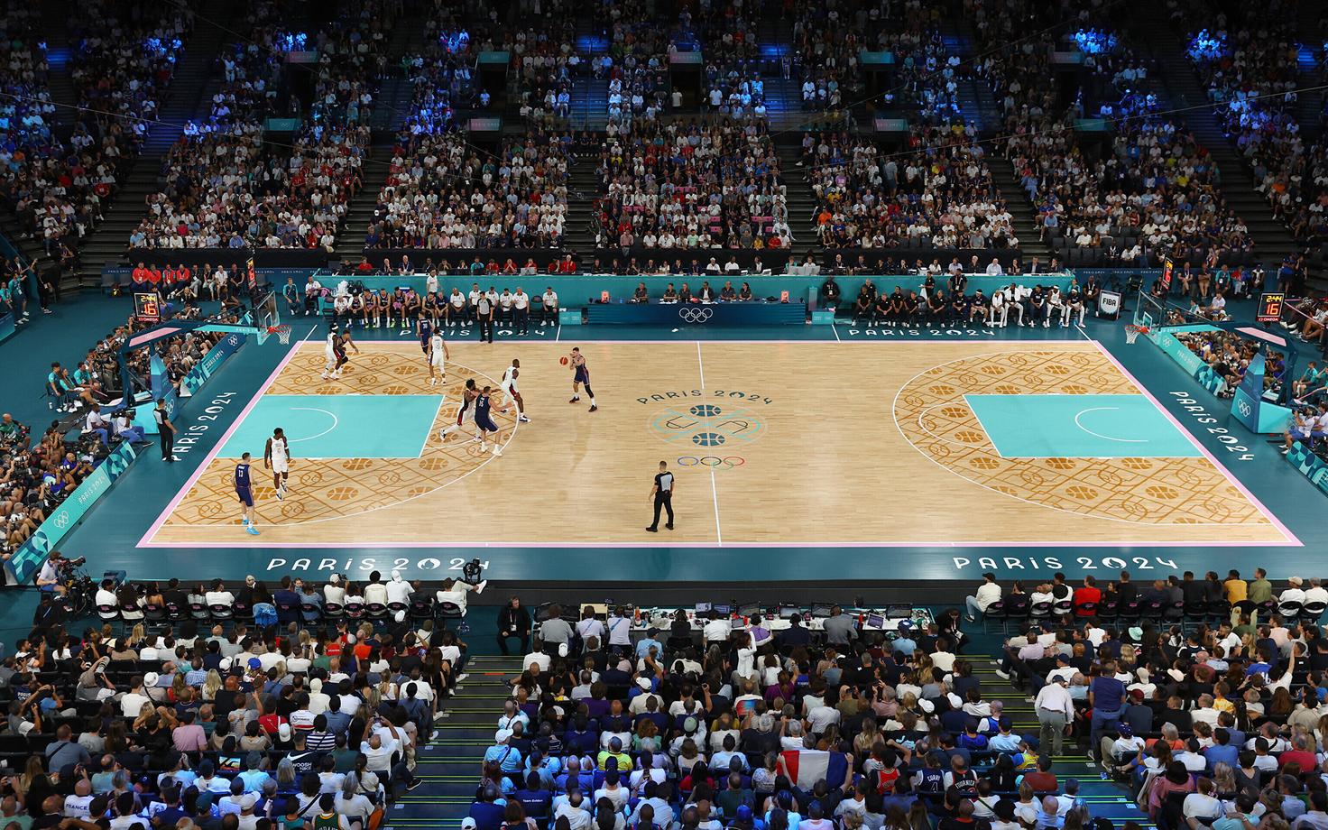 Pariis võõrustas 2024. aasta olümpiamängude korvpalliturniiri otsustavaid mänge