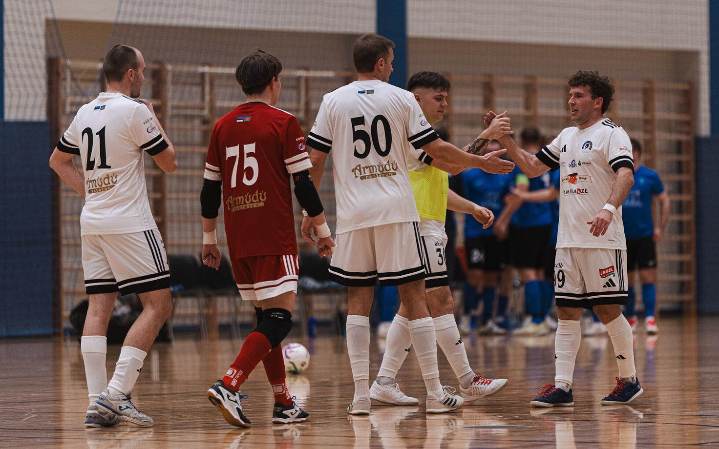 Saalijalgpalli Meistriliiga pronksimäng.