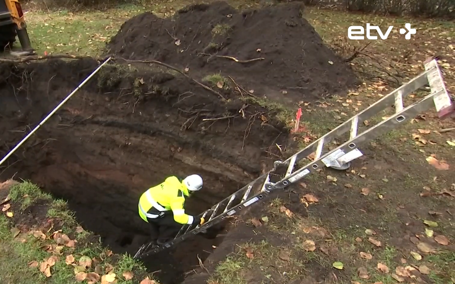 Археологические изыскания на месте будущего центра культуры Siuru в 2024 году. Иллюстративная фотография.