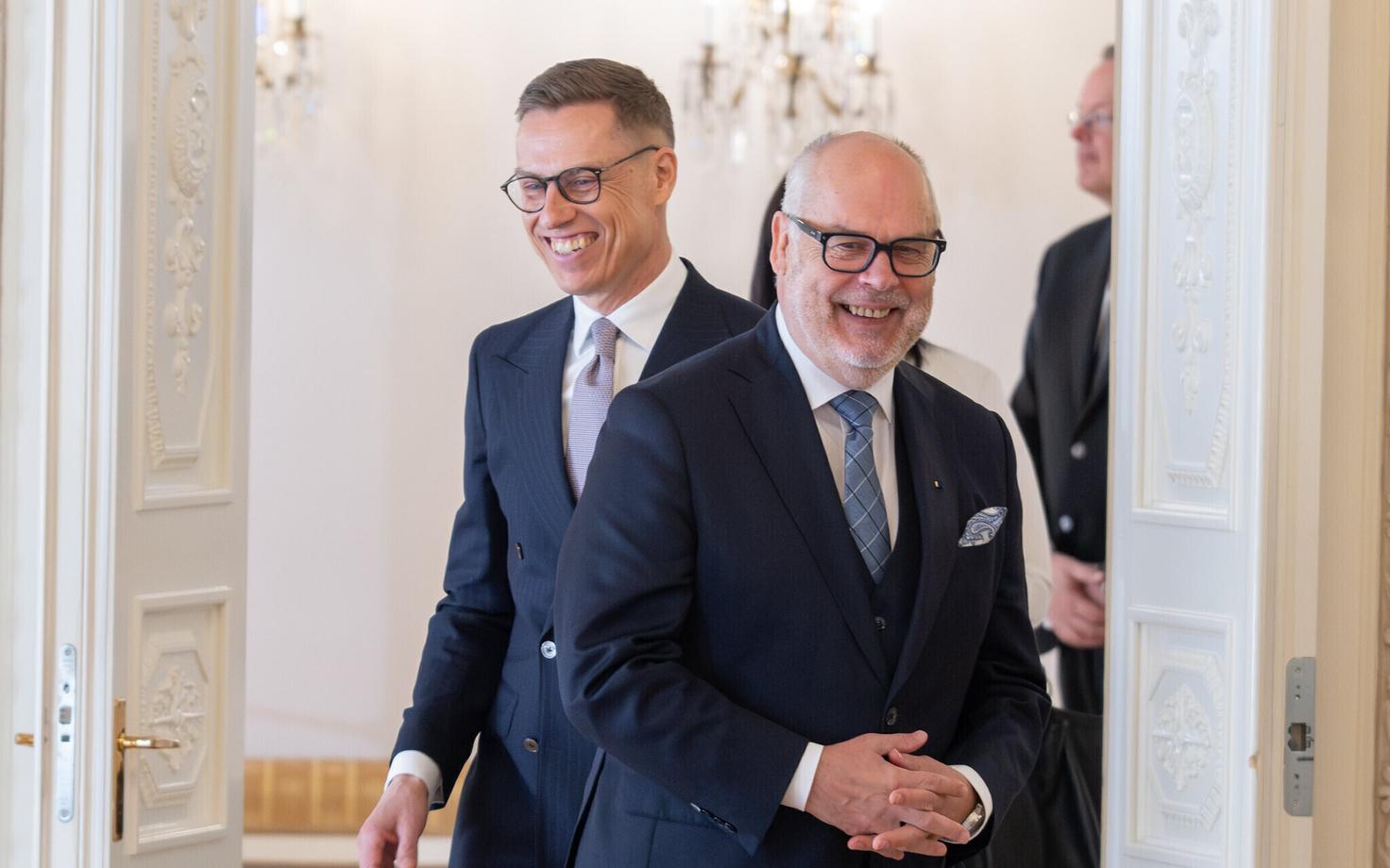 Alar Karis ja Alexander Stubb teisipäeval Helsingis.