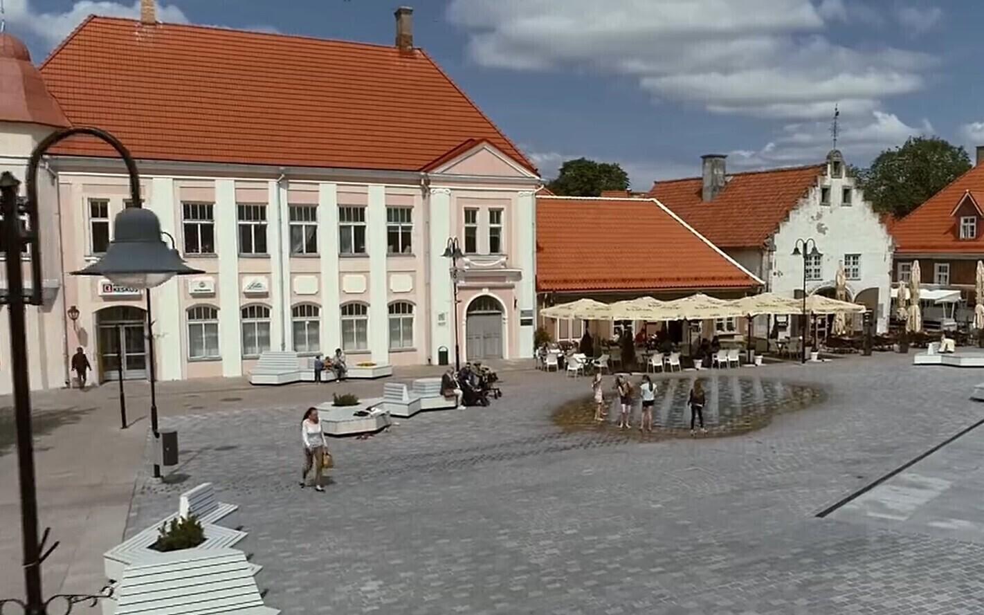 Центральная площадь Курессааре.